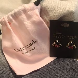 Kate Spade Minnie Mouse Stud Earrings